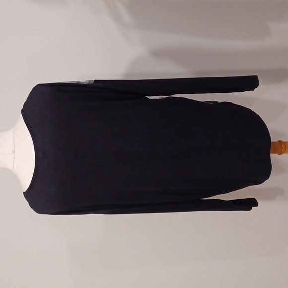 Buffalo by David Bitton Sheer Front "Teresa" Long Sleeve Pull On Top- Sz. Med - Picture 8 of 12